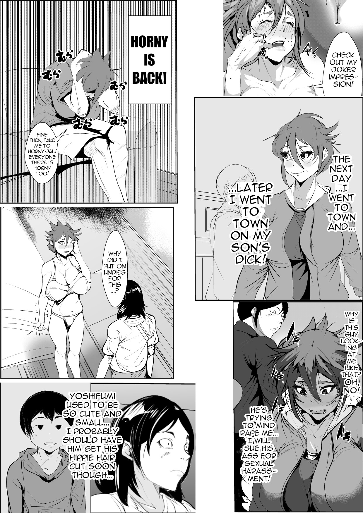 Hentai Manga Comic-For my Mother, who is Burdened with an Extraordinary Sex Drive…-Read-27